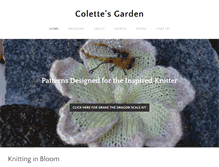 Tablet Screenshot of colettesgarden.com